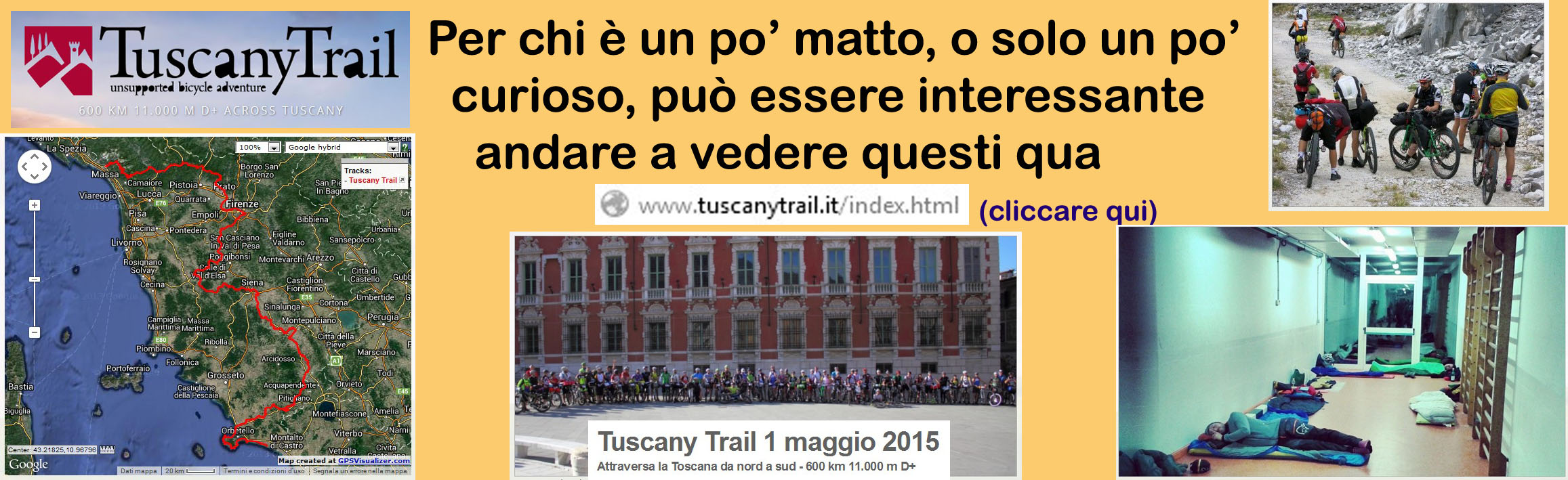 Banner del link al Tuscany Trail